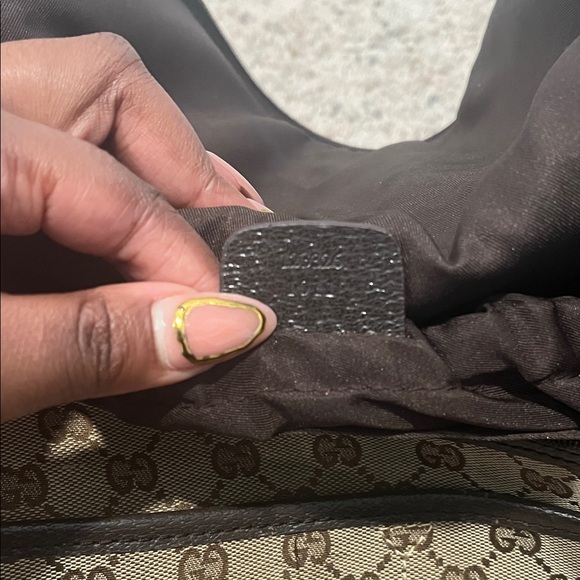 Gucci Beige and Brown GG Baby Bag - Picture 7 of 8